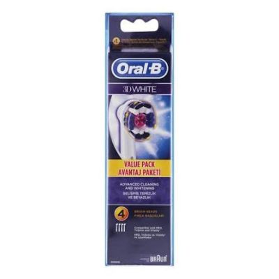 ORAL-B 4 Brossettes 3D White EB18-4