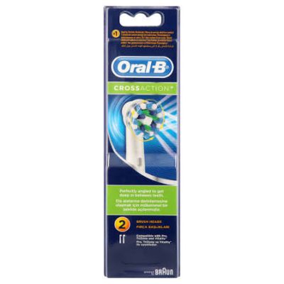 ORAL-B 2 Brossettes Cross Action EB50-2