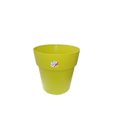 Lot de 2 Pots Linéa sans anneau D25xh24cm VIOMES-Vert clair