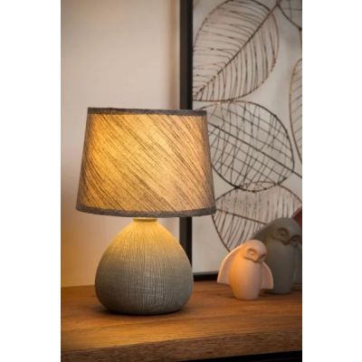 Lampe de table RAMZI Ø18 cm + H26cm Lampe E14 - 40W - 230V - LUCIDE-Vert