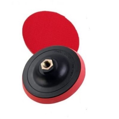 Plateau de ponçage à support en plastique avec velcro - HOTECHE-180 mm x M14