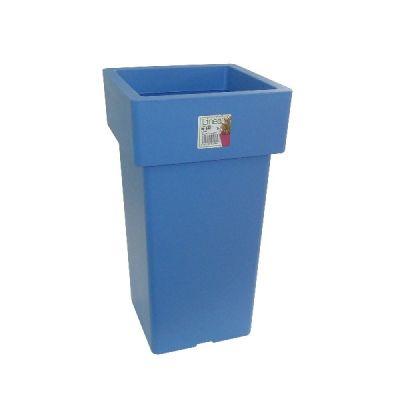 Pot Linéa carré haut Azur 33x33x60 cm VIOMES