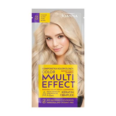 JOANNA Multi Effect Color Shampoo 02 Pearly Blond 35g