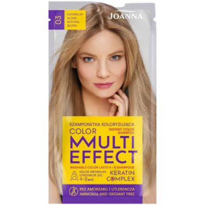 JOANNA Multi Effect Color Shampoo 03 Natural Blond 35g