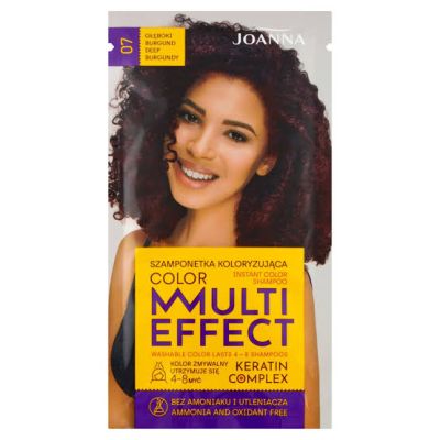 JOANNA Multi Effect Color Shampoo 07 Deep Burgundy 35g