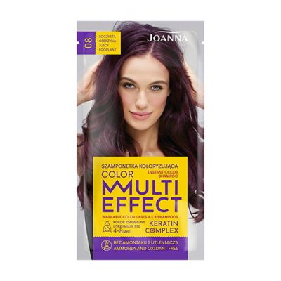 JOANNA Multi Effect Color Shampoo 08 Juicy Eggplant 35g