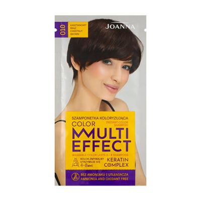 JOANNA Multi Effect Color Shampoo 010 Chestnut Brown 35g