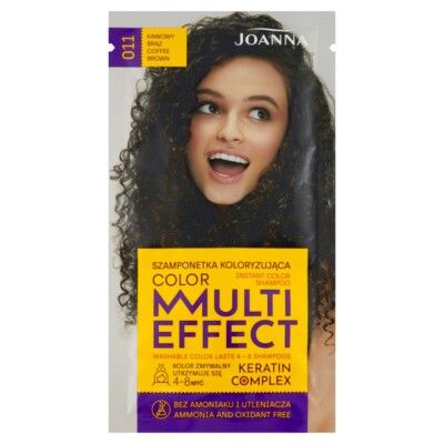 JOANNA Multi Effect Color Shampoo 011 Coffee Brown 35g