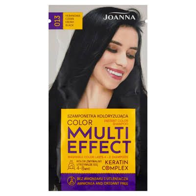 JOANNA Multi Effect Color Shampoo 013 Ebony Black 35g