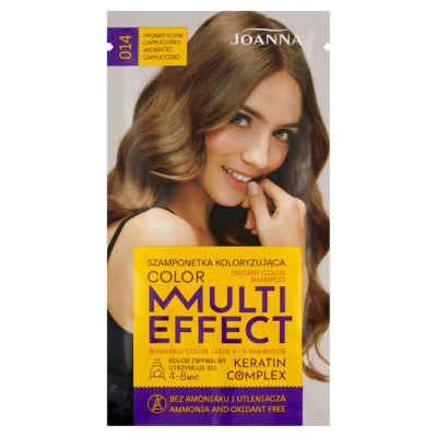 JOANNA Multi Effect Color Shampoo 014 Aromatic Cappuccino 35g