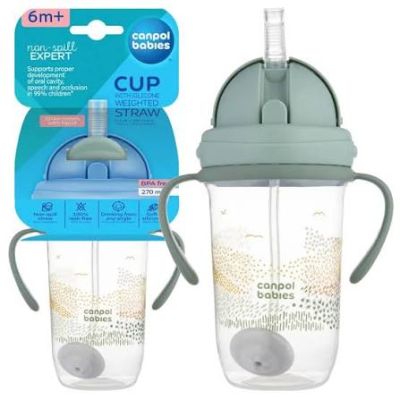Tasse à Paille Canpol Vert 270ml - Prix Tunisie | Arkan.tn