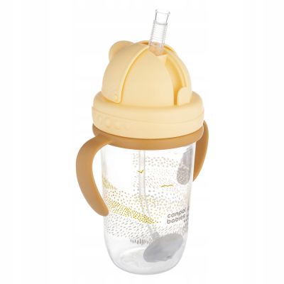 Tasse Paille Anse Canpol 270ml Jaune - Prix... | Arkan.tn