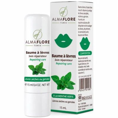 Baume à Lèvres Menthe Almaflore - Prix Tunisie | Arkan.tn