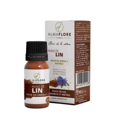 Huile de Lin Almaflore 10ml - Prix Tunisie | Arkan.tn