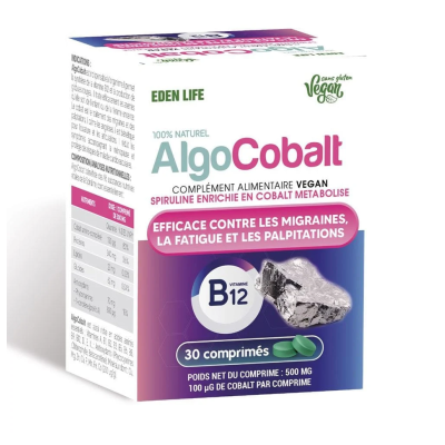 Algo Cobalt 30 Comprimés - Tonus & Vitalité - Boticinal