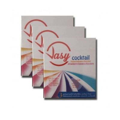 Préservatifs Vasy Cocktail (3 unités) -... | Arkan.tn