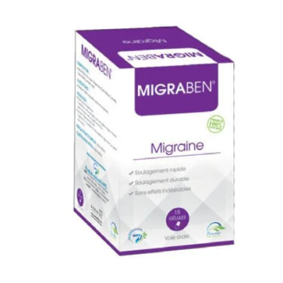 Migraben Migraine 60 Comprimés - Soulagement Efficace