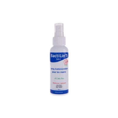 Spray Désinfectant Mains Bactilin's 100ml -... | Arkan.tn