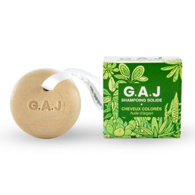 GAJ Après-shampoing solide cheveux colorés huile d'argan 60g