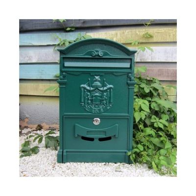 Boîte aux lettres en aluminium - Boite postal - Rustique - Inoxydable - Vert