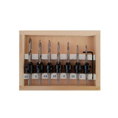 Coffret fraisoir 7 pièces Acier au carbone HOTECHE 511071