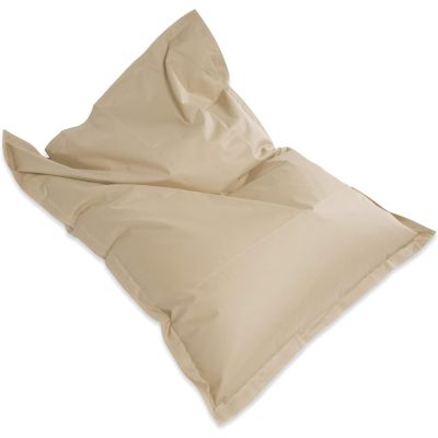 Pouf XXL Imperméable multi positions L*L*H = 140*100 cm-Beige
