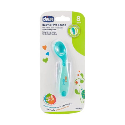 Cuillère Silicone Chicco 8M+ Garçon - Prix... | Arkan.tn