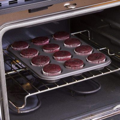 Moule à muffins et cupcakes Anti-adhésif 12 trous