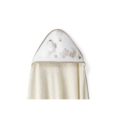 INTER BABY Sortie de bain Vache Blanc Turquoise 01095-20