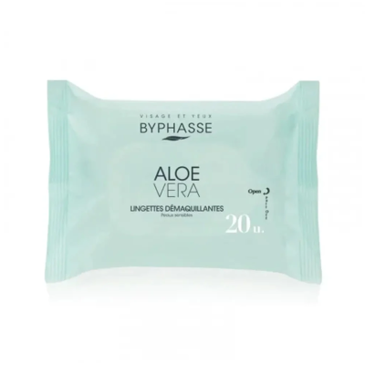 Lingettes Démaquillantes Aloe Vera Byphasse... | Arkan.tn