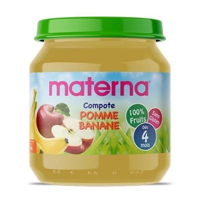MATERNA Compote Pomme Banane 130g