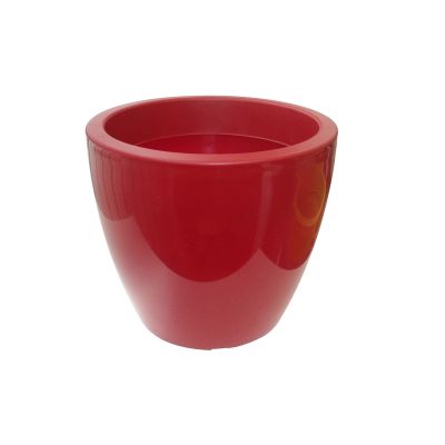 Pot linéa gloss bordeau D25xh21cm VIOMES
