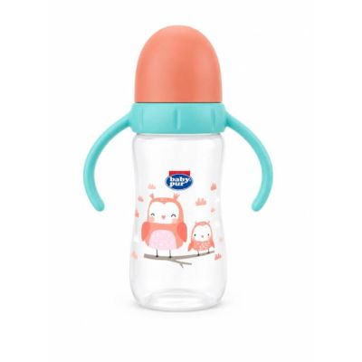 PUR Biberon PP Pastel avec Anses 250ml 72040