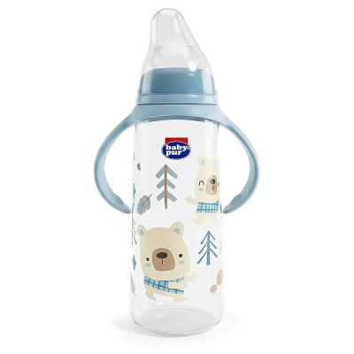 PUR Biberon PP Angulaire avec Anses 250ml 72502