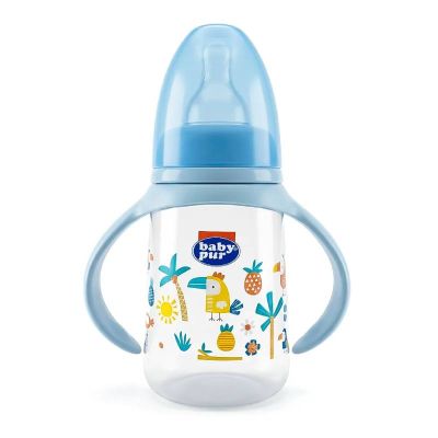 PUR Biberon PP Earth Colors avec Anses 125ml 72504