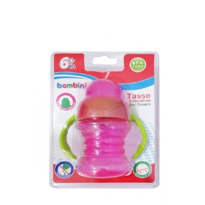 BAMBINI Tasse d'Apprentissage Bec Silicone Souple 464