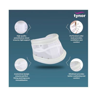 TYNOR Collier Cervical Rigide Ajustable