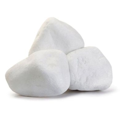 Galet décoration kalamata horizon blanc sac 20 kg - PERLA GROUP -20/40