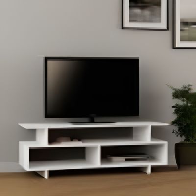 Élément TV - 100x45x30 cm - Blanc
