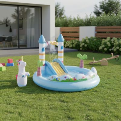 Aire de Jeux Château Intex - 234 L - 196 x 178 x 127 cm