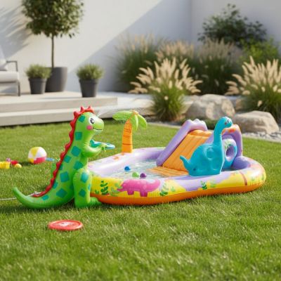Aire de Jeux Dino Intex - 159 L - 201 x 157 x 69 cm