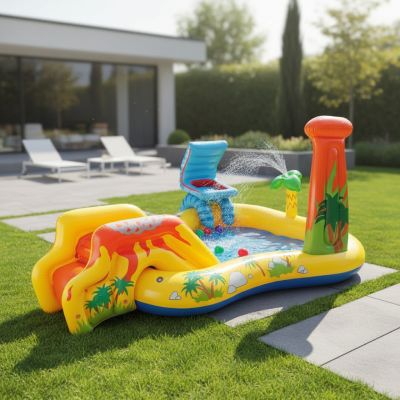 Aire de Jeux Jurassic Intex - 310 L - 249 x 191 x 109 cm 