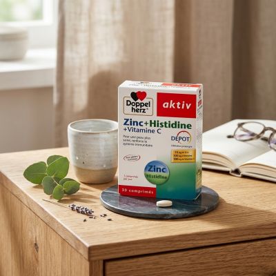 AKTIV Zinc + Histidine + Vitamine C 30 Comprimés