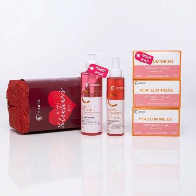 ALANIA Trousse Saint-Valentin Soin Visage Routine Éclatante