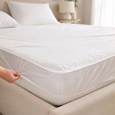 Alèse de matelas MON AURA - DST45 - Imperméable - Blanc 90×190 cm