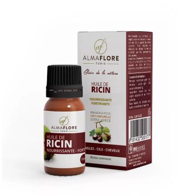 Huile de Ricin Almaflore 10ml - Prix Tunisie | Arkan.tn