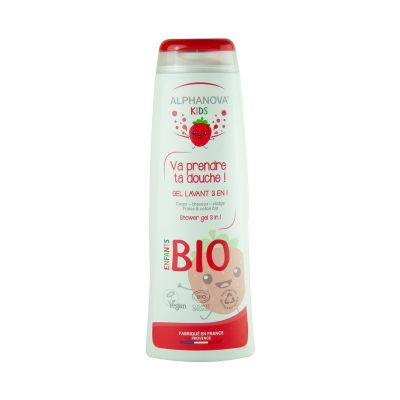 Gel Lavant 3-en-1 Fraise Alphanova - Prix Tunisie | Arkan.tn