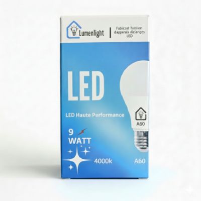 Ampoule LED Lumenlight A60 - 9W - 4000K 