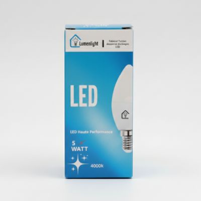 Ampoule LED Lumenlight C37 - 5W - 4000K 