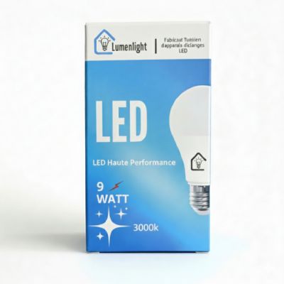 Ampoule LED Lumenlight A60 - 9W - 3000K 
